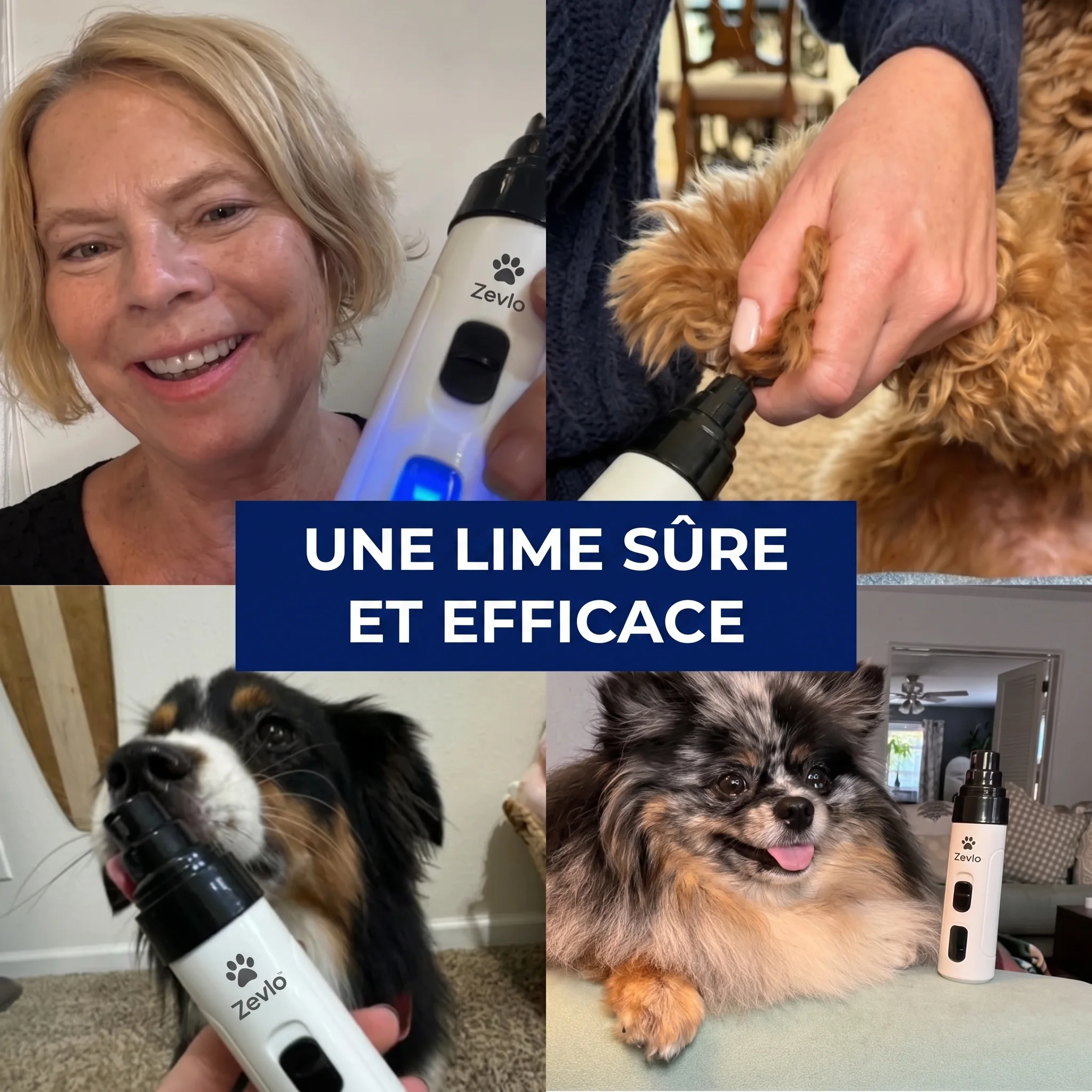 Coupe-Ongles Silencieux pour Chien Zevlo